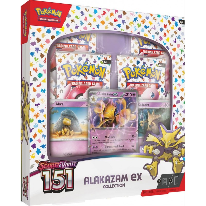 PREORDER: Pokémon TCG: Scarlet and Violet 151 - Alakazam ex Collection Box